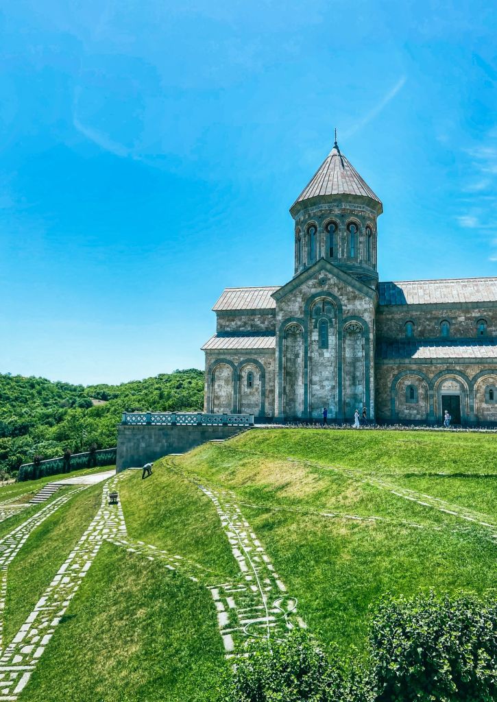 The Bodbe Monastery is the spiritual center of Kakheti. It's newly renovated church features stunning, modern architecture with an old world feel.