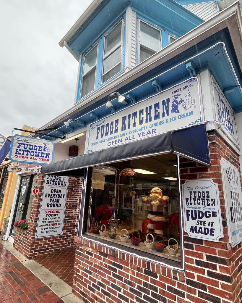 The Original Fudge kitchen is a classic Cape May stop for fudge, candy, and other sweet treats.