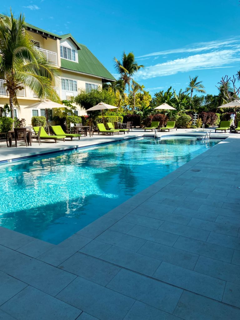 Like any beach resort, Ports of Call has a relaxing pool with free chaises, umbrellas, and pools.