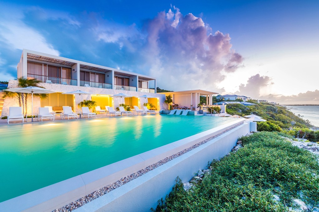 Rock House is one of the best Turks and Caicos resorts thanks to its dramatic, cliffside views.