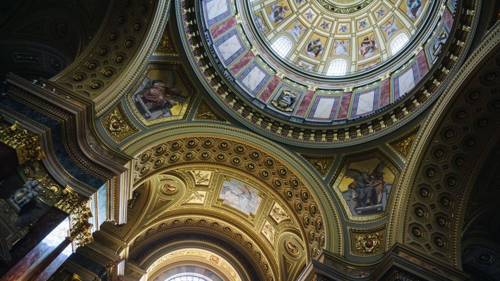 St. Stephen's Basilica is a must-see in Budapest thanks to its gorgeous cupolas, statues, and stained glass.