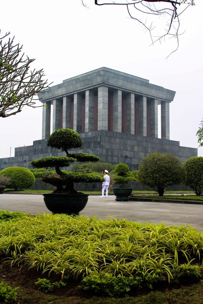 Styled after Lenin's Tomb in Moscow, the Ho Chi Minh Mausoleum is the final resting place of Vietnam's most revered leader.